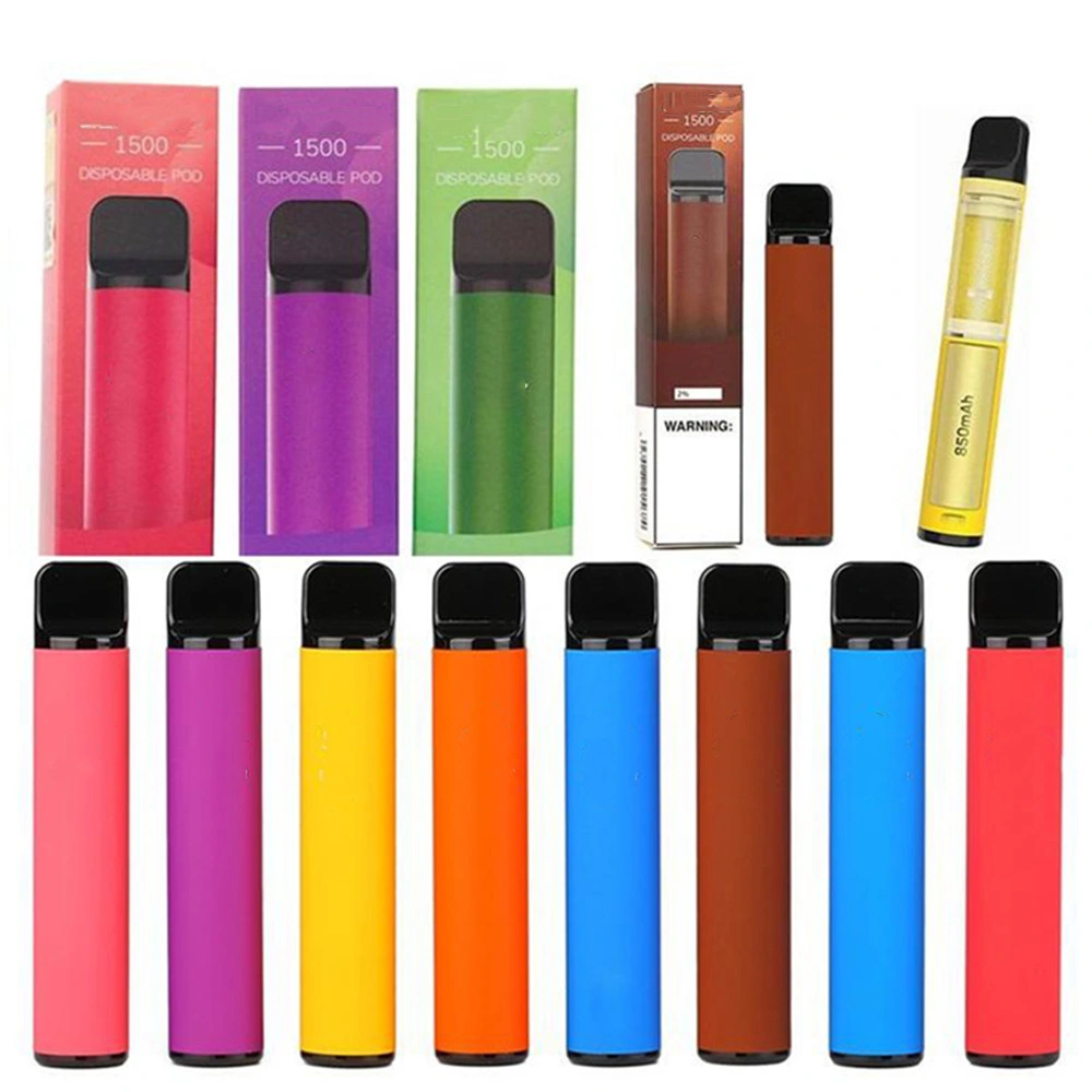 Factory Wholesale Vapes Pod Disposable Elf 1500 Puffs Lux Electronic Cigarette Disposable E-Cigarette Juice Liquid 1500 Puffs