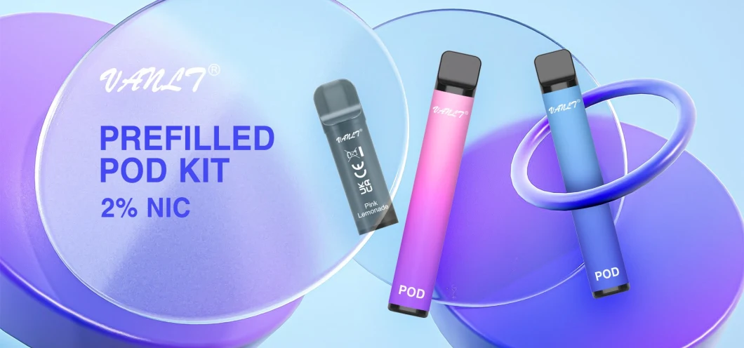 Wholesale 800 Puffs 2ml Prefilled Disposable Vape Pod Kit